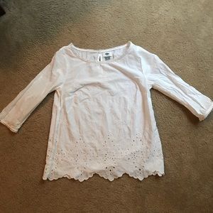 Old Navy white shirt S